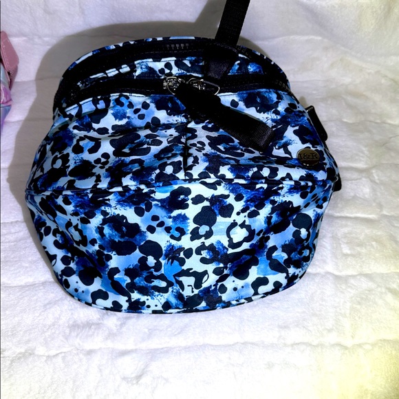 Iris & Rainbow Pink and Blue Leopard Print Best Version Crossbody Bags - Picture 5 of 8